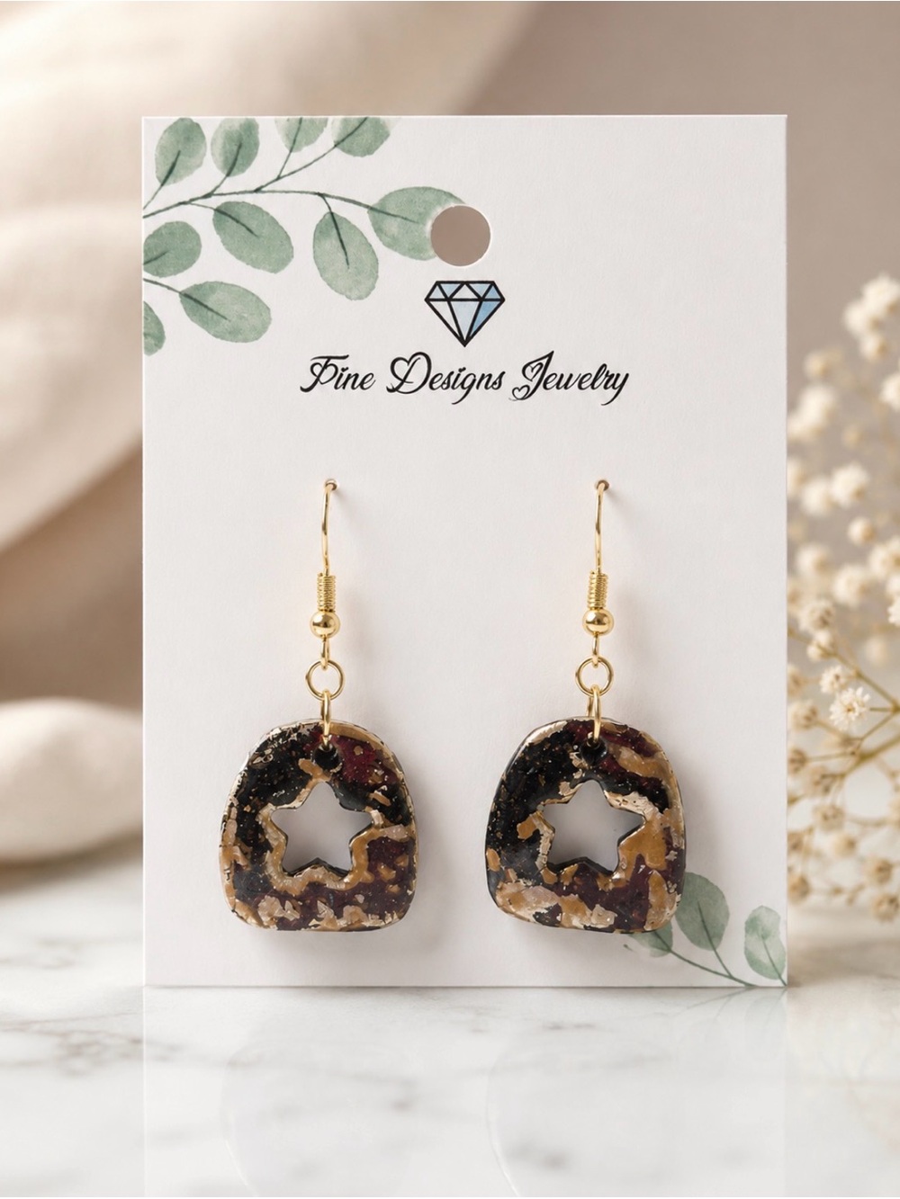Galaxy Star Earrings